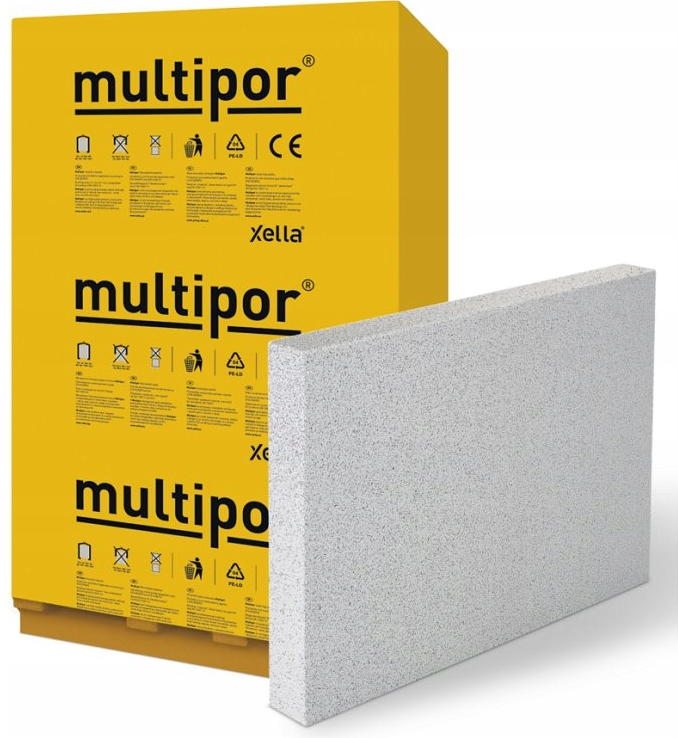 YTONG MULTIPOR M4 12.0 CM, beton komórkowy, gazobeton, pustak, suporeks, siporex firmy Xella , Paleta= 60 sztuk