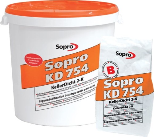 SOPRO KD 754 Bitumiczna masa uszczelniająca - dwuskładnikowa