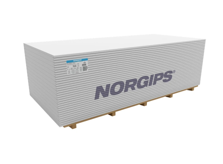 NORGIPS PŁYTA G-K TYP A (GKB) 12,5X1200X3100 238,08 M2/PAL