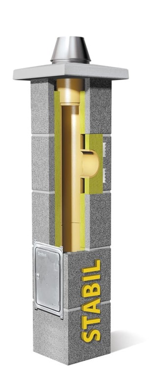 Komin ceramiczny Schiedel Stabil fi 180 14m