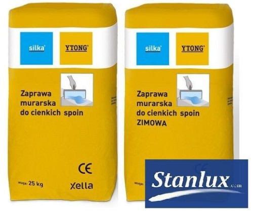 SILKA-YTONG ZAPRAWA DO WYKONYWANIA CIENKICH SPOIN 25 KG (LETNIA)