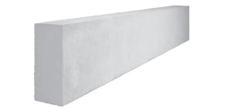 H+H Nadproże TEMPO N - niezbrojone 1500x100x250(oznaczenie 5,0-550, λ10,dry, S2 = 0,14 W/(m·K)