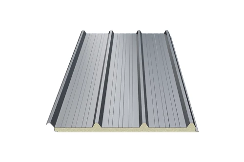 Płyta warstwowa dachowa z zamkiem widocznym i rdzeniem SP-4 1050 CORE PIR 120mm  (ext/int) T40/T